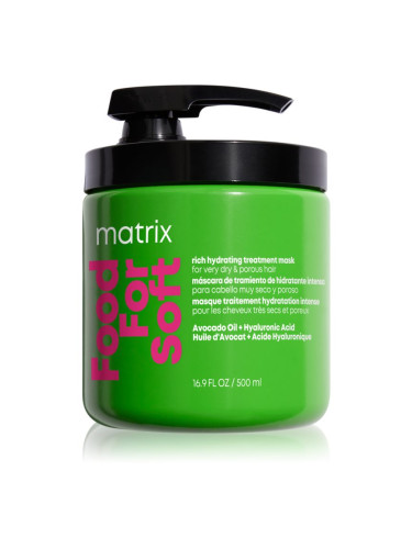 Matrix Food For Soft интензивна хидратираща маска За коса 500 мл.