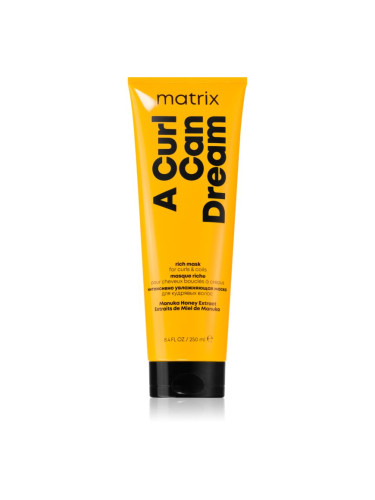 Matrix A Curl Can Dream интензивна хидратираща маска за чуплива и къдрава коса 250 мл.