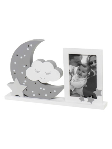 Dooky Luxury Memory Box Triple Frame Printset декоративна рамка с LED подсветка Grey 1 бр.