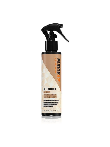 Fudge All Blonde 10 in 1 Condition & Shield Mist подхранващ термооактивен лосион за руса коса 150 мл.