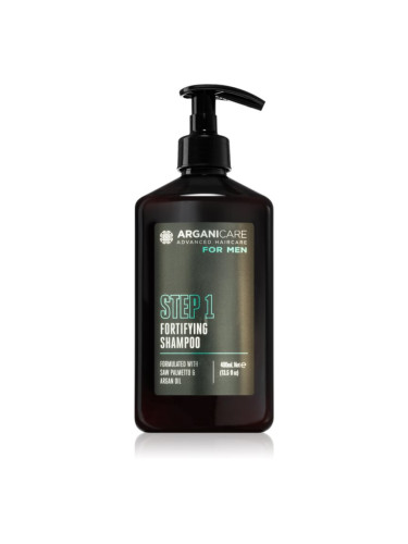 Arganicare For Men Fortifying Shampoo подсилващ шампоан за мъже 400 мл.