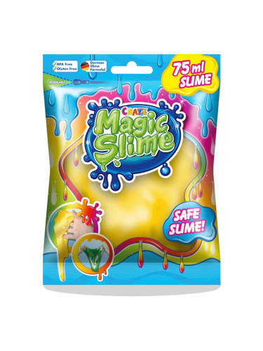 Craze Magic Slime цветна слуз Yellow 75 мл.
