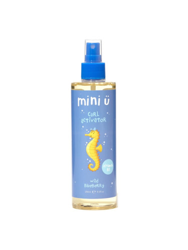 Mini-U Curl Activator Wild Blueberry активиращ спрей за къдрава коса за деца  250 мл.