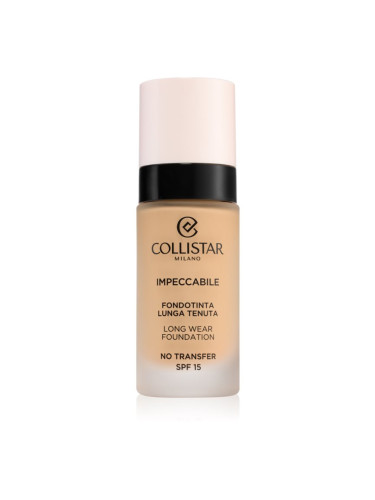 Collistar Impeccabile Long Wear Foundation дълготраен фон дьо тен SPF 15 3N Natural 30 мл.