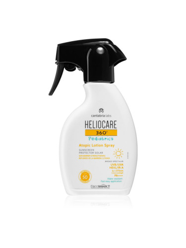 Heliocare 360° Pediatrics Atopic Lotion Spray спрей за тен за деца SPF 50 250 мл.