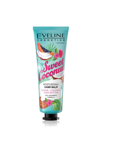 EVELINE Sweet Балсам За Ръце С Кокос И Папая Крем за ръце унисекс 50ml