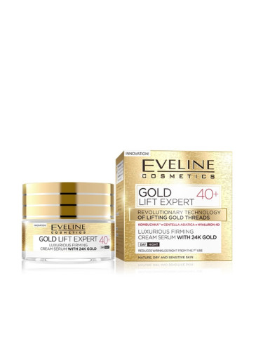 EVELINE Gold Lift Expert 40+ Дневен и Нощен Крем 24 - часов крем дамски 50ml