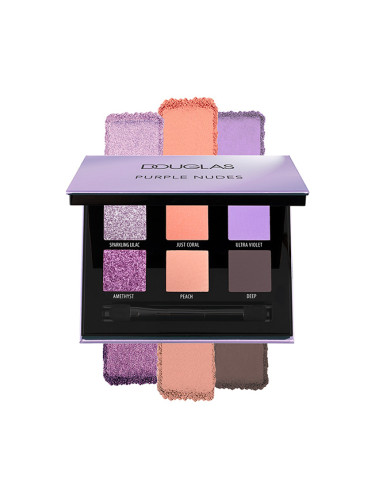 DOUGLAS Makeup Mini Favorite Eye Pallete Purple Nudes Сенки палитра   