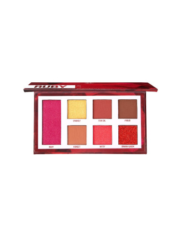 BH 7 Color Shadow Palette Ruby For July Сенки палитра  9gr