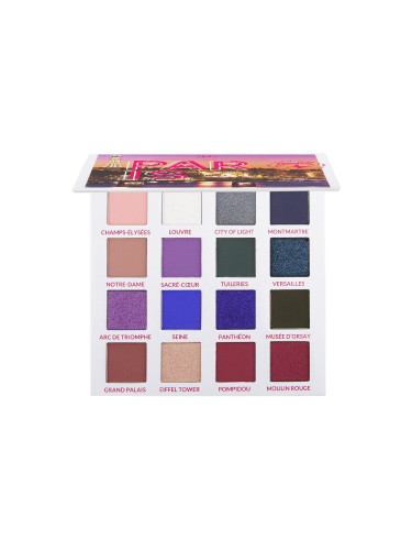 BH 16 Color Shadow Palette Passion in Paris  Сенки палитра  10gr