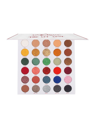 BH Miss Claus 30 Color Shadow Palette The Lit List Сенки палитра  8,5gr