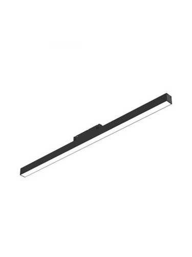Магнитен LED прожектор за релса, 18W, 48VDC, 1850lm, 4000K, неутрално бяла, BD60-00611, черен корпус