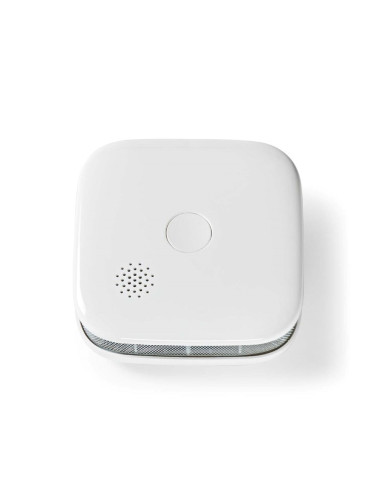WiFi Smart детектор за дим, звукова сигнализация, 85dB, 3VDC, 76x76mm,  WIFIDS20WT, NEDIS