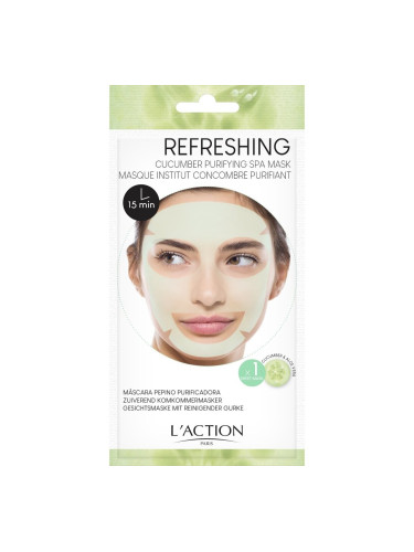 L'ACTION Cucumber Purifying Spa Mask Маска за лице дамски 20gr