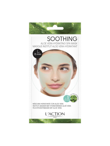 L'ACTION Aloe Vera Hydrating Spa Mask Маска за лице дамски 20gr