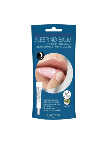 L'ACTION  Overnight Hemp Lip Balm Балсам за устни дамски 10ml