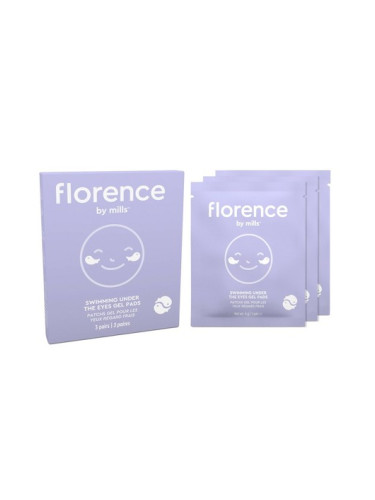 FLORENCE BY MILLS Swimming Under The Eyes Gel Pads 3 pairs Маска за очи дамски 12gr