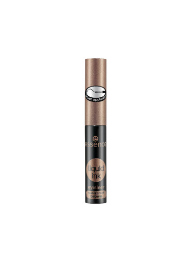 ESSENCE Liquid Ink Eyeliner Waterproof Brown 02 Очна линия водоустойчива  3ml