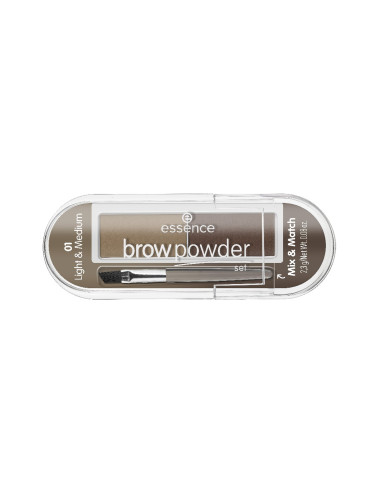 ESSENCE Brow Powder Set Комплект за очи и вежди  2,3gr