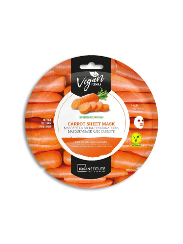 IDC Маска За Мазна Кожа Carrot Маска за лице дамски 23gr