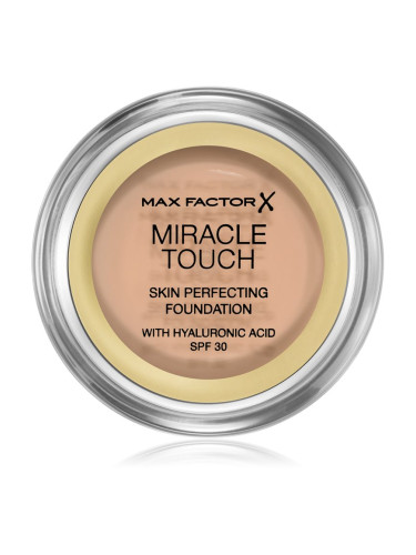 Max Factor Miracle Touch овлажняващ крем SPF 30 цвят 045 Warm Almond 11,5 гр.