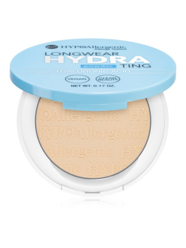 Bell Hypoallergenic Hydrating компактна пудра с хиалуронова киселина цвят 01 Nude 5 гр.