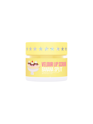 JEFFREE STAR SKIN Velour Lip Scrub Banana Split  Ексфолиант за устни дамски 30gr