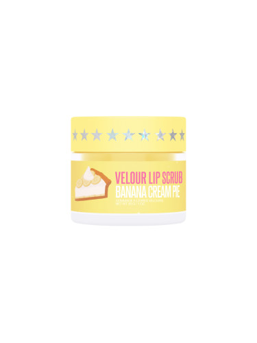 JEFFREE STAR SKIN Velour Lip Scrub Banana Cream Pie  Ексфолиант за устни дамски 30gr