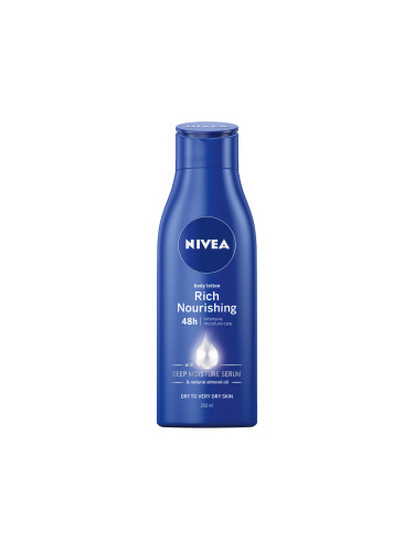 NIVEA Rich Nourishing Milk Мляко за тяло Мляко за тяло дамски 250ml