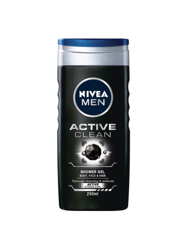 NIVEA MEN Душ-гел Active Clean Душ гел мъжки 250ml