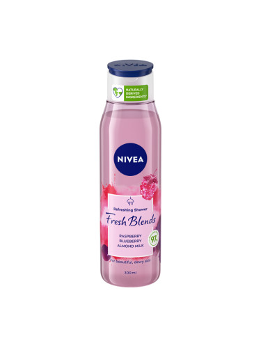 NIVEA Душ-гел Fresh Blends Raspberry Душ гел дамски 300ml