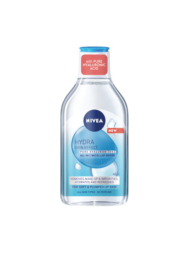 NIVEA Hydra Skin Effect Pure Hyaluron Мицеларна вода Почистваща вода дамски 400ml