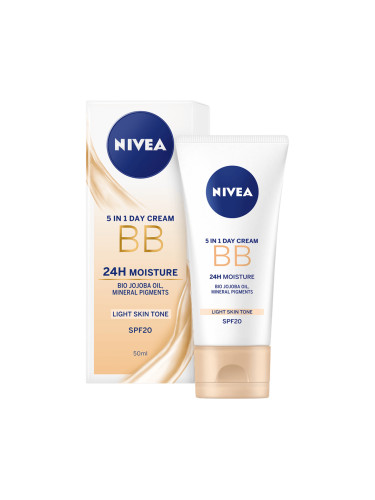 NIVEA BB крем за лице светъл тон Оцветен крем дамски 50ml