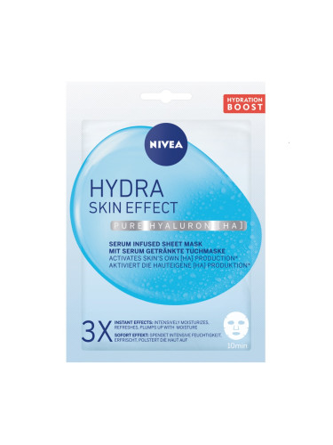 NIVEA Hydra Skin Effect Лист маска, 1 pcs Маска за лице дамски  