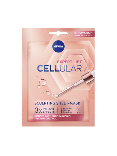 NIVEA Cellular Expert Lift Скулптурираща крио маска, 1 pcs Маска за лице дамски  