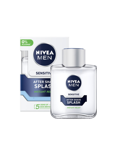 NIVEA MEN Лосион за след бръснене Sensitive Афтър шейв лосион мъжки 100ml