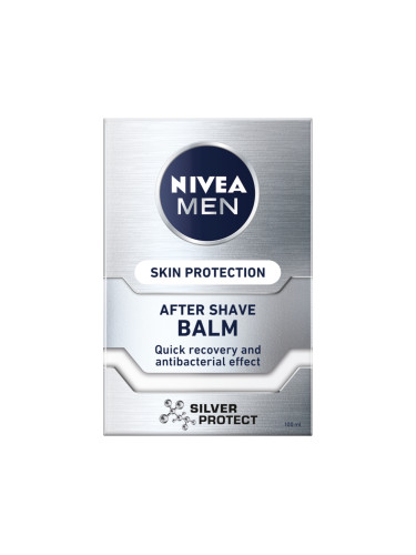 NIVEA MEN Балсам за след бръснене Silver Protect Афтър шейв балсам мъжки 100ml