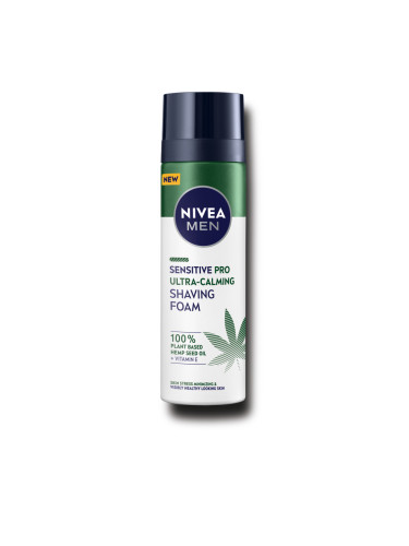 NIVEA MEN Пяна за бръснене Sensitive Pro Ultra-Calming  Пяна за бръснене мъжки 200ml