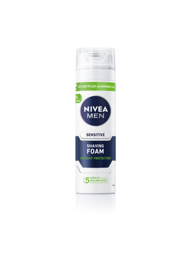 NIVEA MEN Пяна за бръснене Sensitive Пяна за бръснене мъжки 200ml