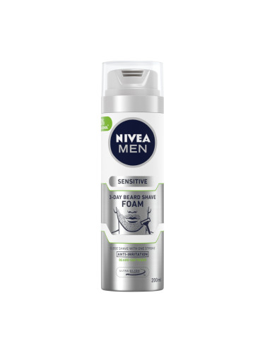 NIVEA MEN Пяна за бръснене Skin & Stubble Beard Пяна за бръснене мъжки 200ml