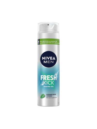 NIVEA MEN Гел за бръснене Fresh Kick Гел за бръснене мъжки 200ml