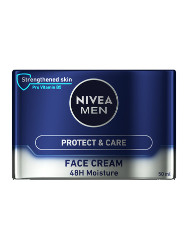 NIVEA MEN Protect & Care Овлажняващ крем за лице  24 - часов крем мъжки 50ml
