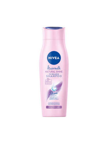 NIVEA HC Шампоан за блясък Hairmilk Natural Shine Шампоан за коса дамски 250ml
