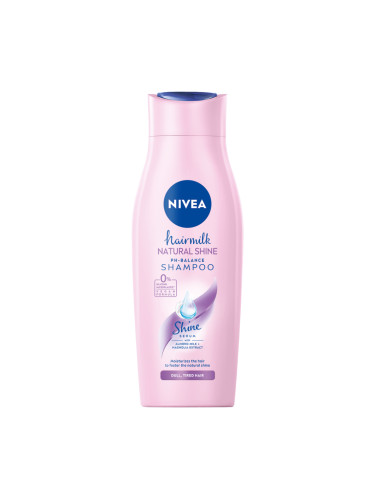 NIVEA HC Шампоан за блясък Hairmilk Natural Shine Шампоан за коса дамски 400ml