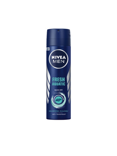 NIVEA MEN Deo Спрей мъжки антиперспирант Fresh Aquatic Део спрей мъжки 150ml