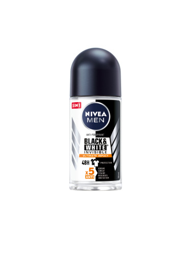 NIVEA MEN Deo Рол-Он мъжки Invisible on Black & White Ultimate Impact Део рол мъжки 50ml