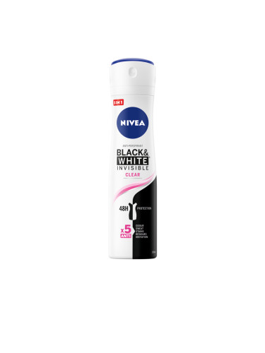 NIVEA Deo Спрей дамски Invisible on Black & White Clear Део спрей дамски 150ml