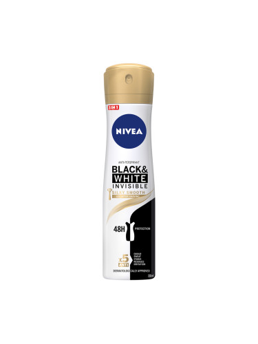 NIVEA Deo Спрей дамски Invisible on Black & White Silky Smooth Део спрей дамски 150ml