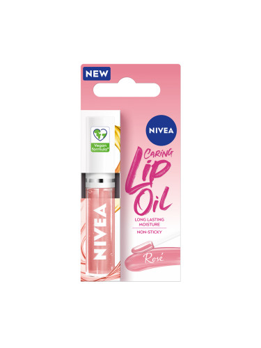 NIVEA Гланц за устни Rose Продукт за устни  4,8gr