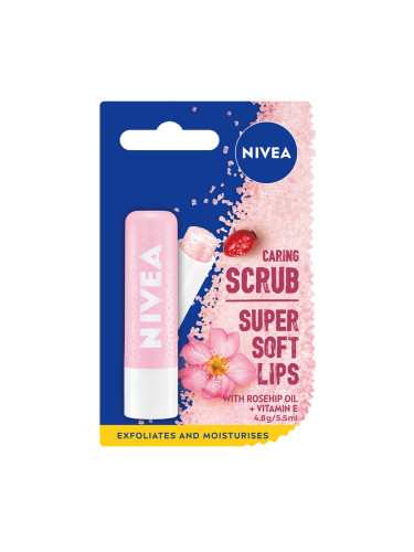 NIVEA Пилинг за устни Rosehip Ексфолиант за устни  4,8gr